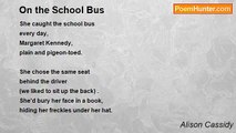 Alison Cassidy - On the School Bus