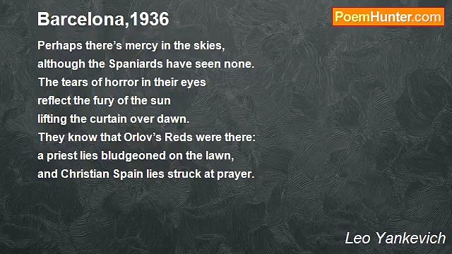 Leo Yankevich - Barcelona,1936