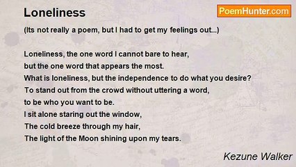 Kezune Walker Shares Raw Emotions on Loneliness 😔