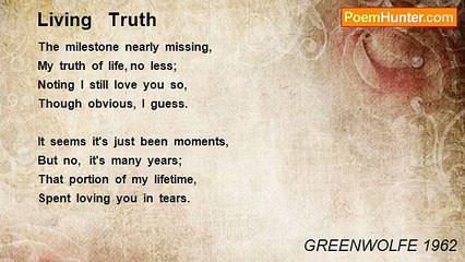 GREENWOLFE 1962 - Living   Truth