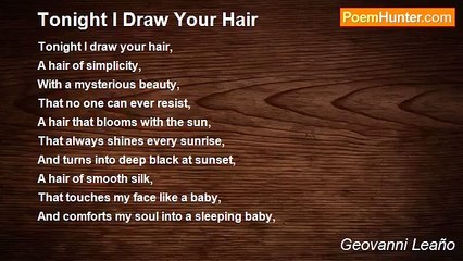 Geovanni Leaño - Tonight I Draw Your Hair