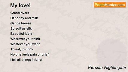 Persian Nightingale - My love!