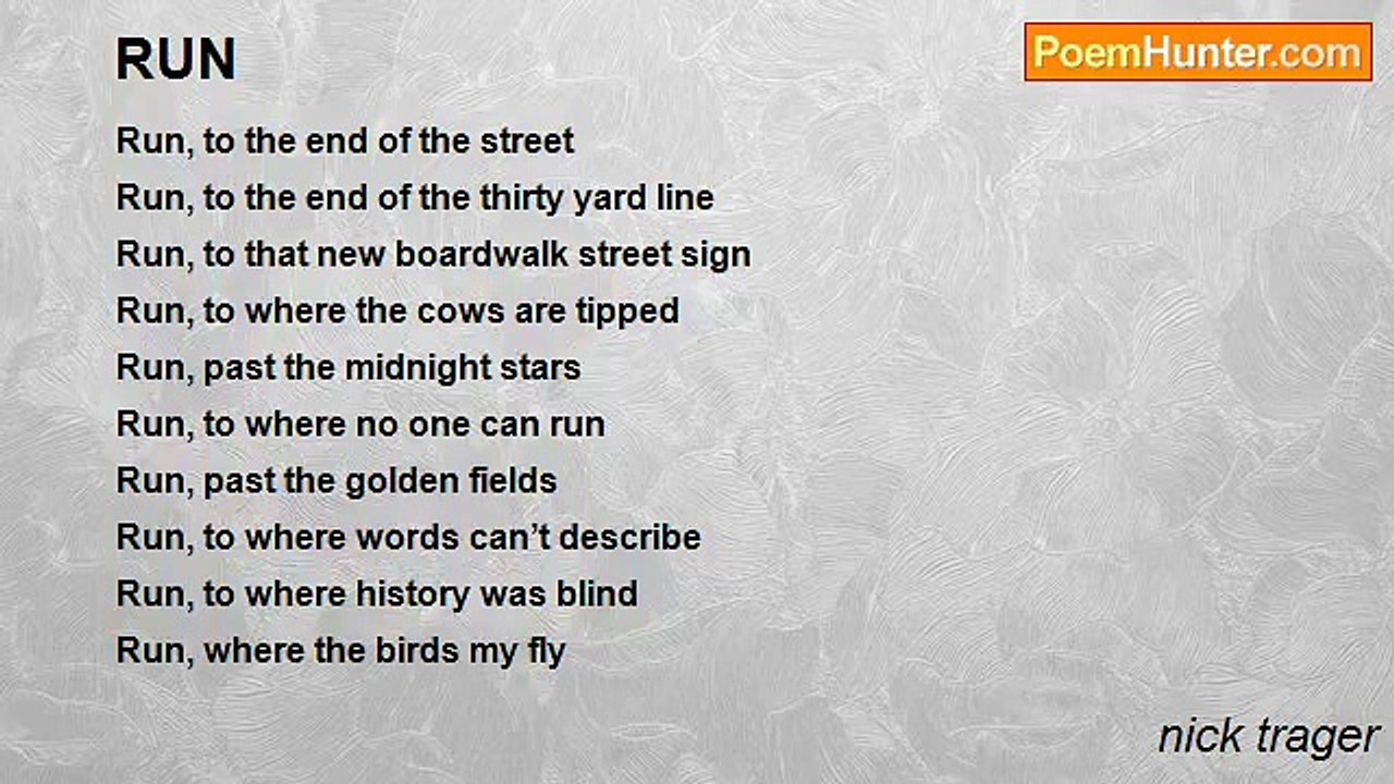 nick trager - RUN