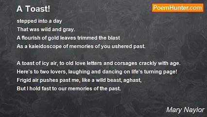 Mary Naylor - A Toast!