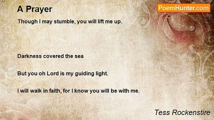 Tess Rockenstire - A Prayer