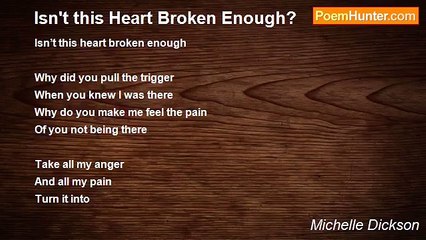 Michelle Dickson - Isn't this Heart Broken Enough?