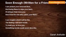 Sarah Anthofer - Soon Enough (Written for a Friend During Her Pregnancy,2005)