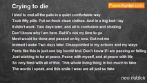 neo riddick - Crying to die