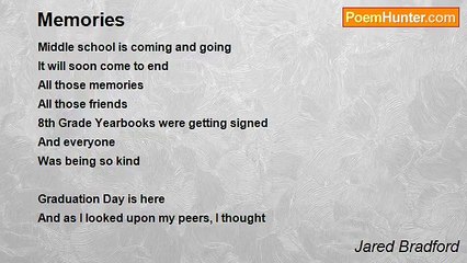 Jared Bradford - Memories