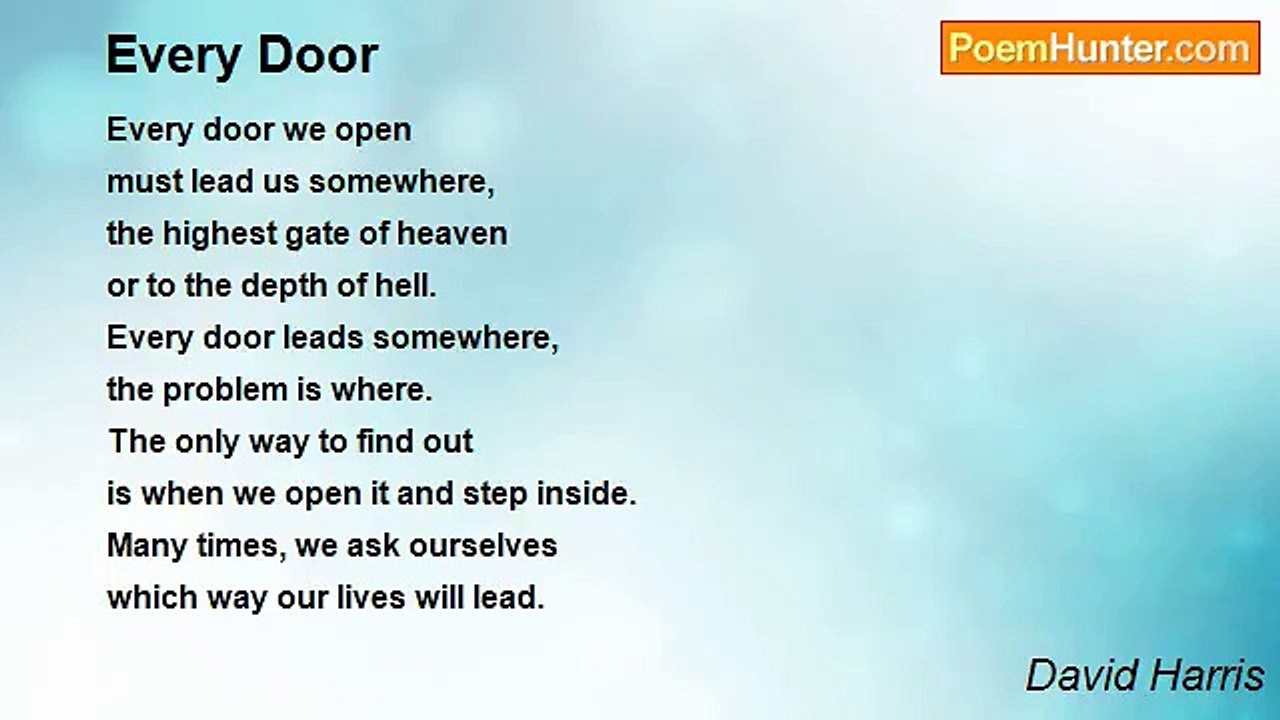 David Harris - Every Door
