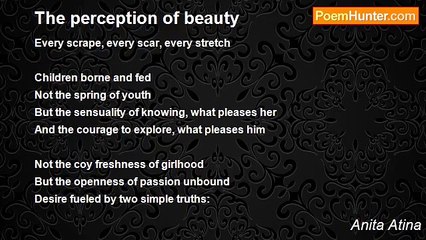 Anita Atina - The perception of beauty