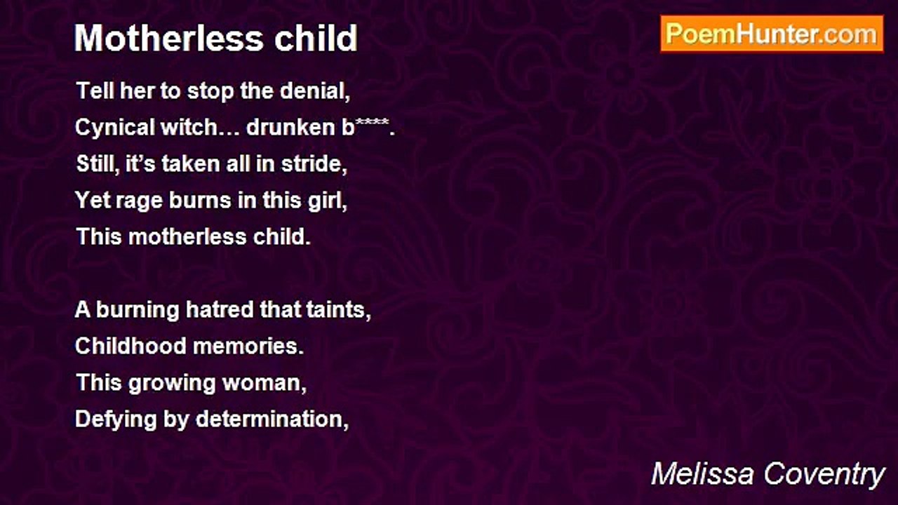 Melissa Coventry - Motherless child