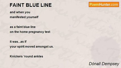 Dónall Dempsey - FAINT BLUE LINE