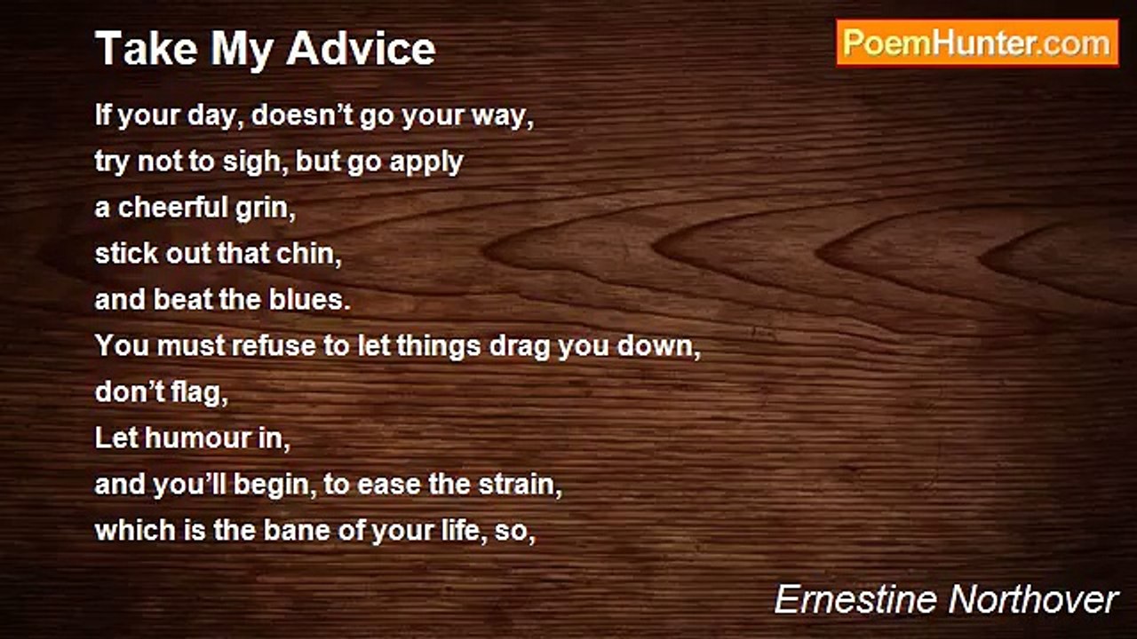 Ernestine Northover - Take My Advice