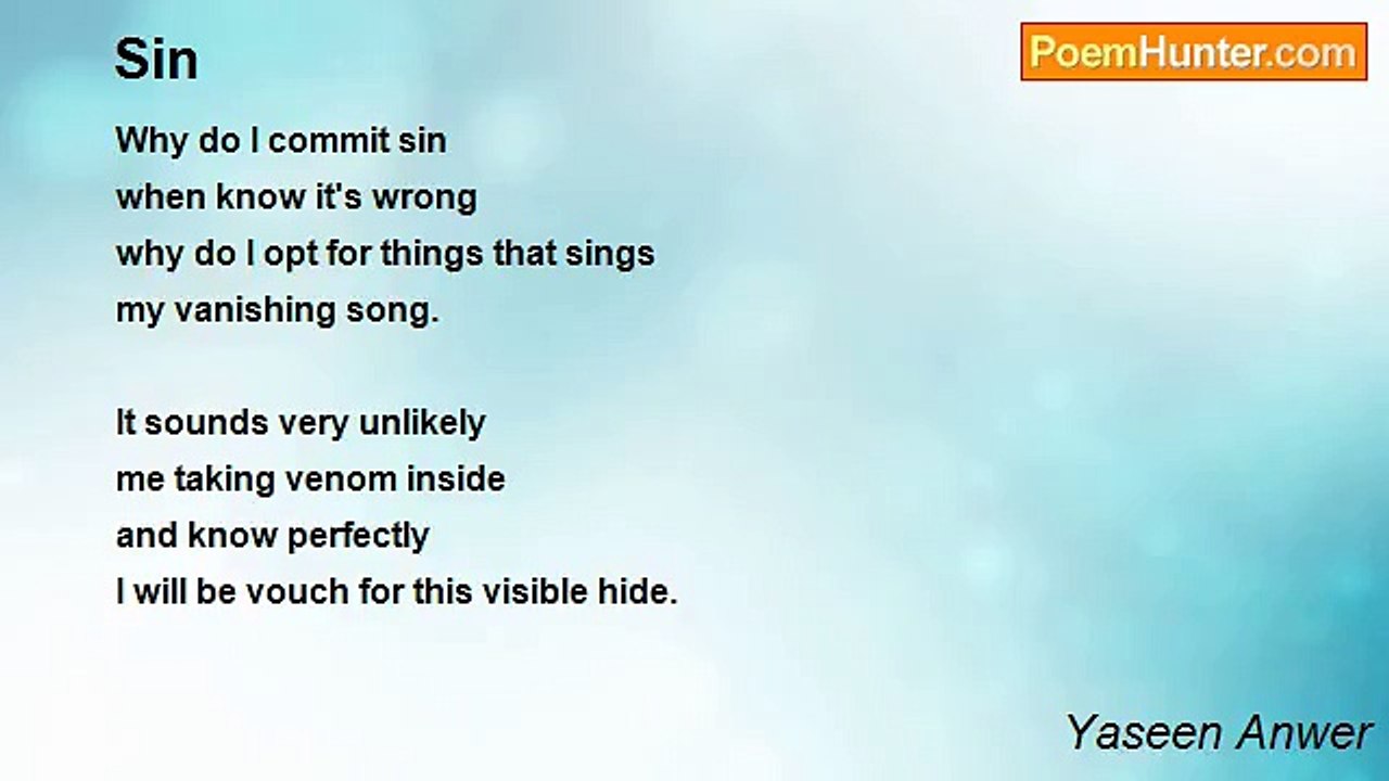 Yaseen Anwer - Sin