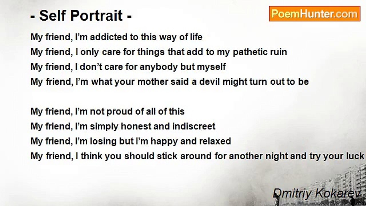 Dmitriy Kokarev - - Self Portrait -