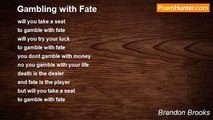 Brandon Brooks - Gambling with Fate