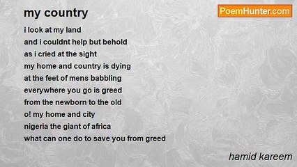 hamid kareem - my country