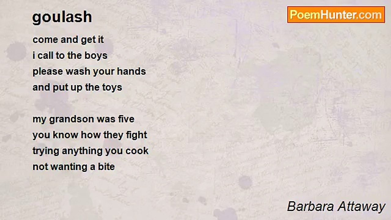Barbara Attaway - goulash