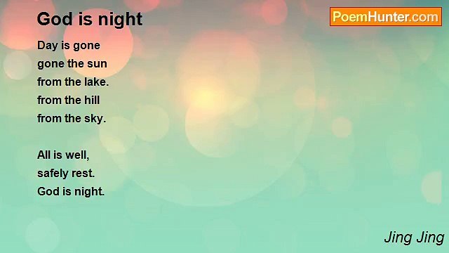 Jing Jing - God is night