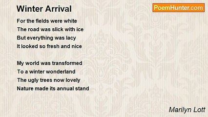 Marilyn Lott - Winter Arrival