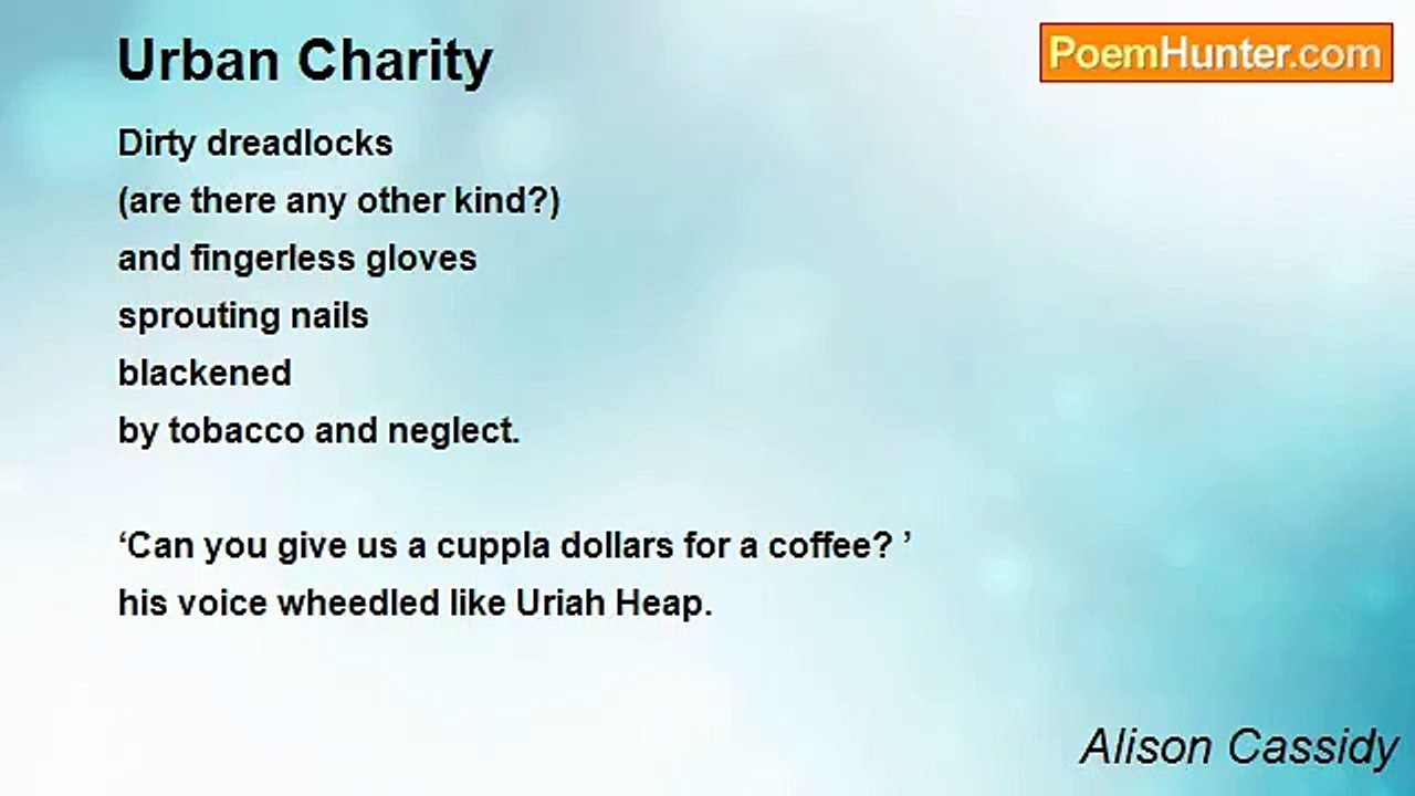 Alison Cassidy - Urban Charity