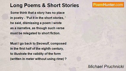 Michael Pruchnicki - Long Poems & Short Stories