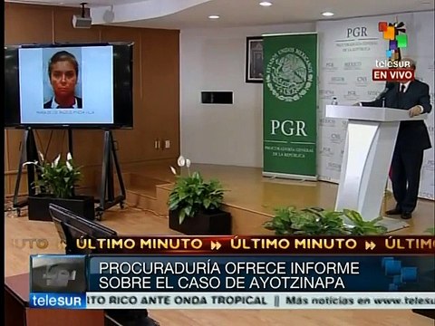 Procuraduría de México presenta informe sobre caso Ayotzinapa