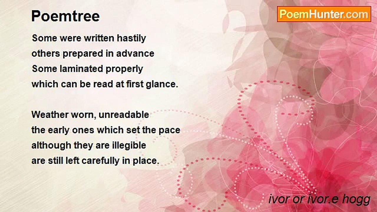 ivor or ivor.e hogg - Poemtree