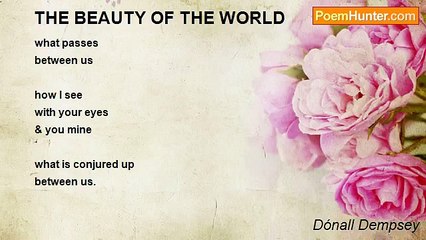 Dónall Dempsey - THE BEAUTY OF THE WORLD