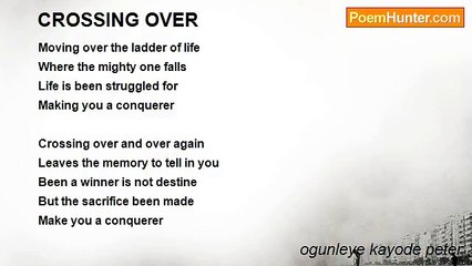 ogunleye kayode peter - CROSSING OVER