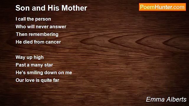 Emma Alberts - Son and His Mother