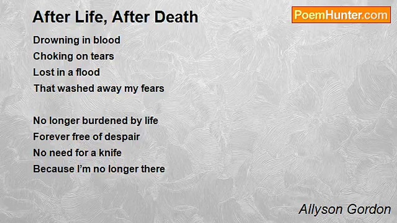 Allyson Gordon - After Life, After Death
