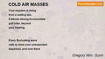 Gregory Wm. Gunn - COLD AIR MASSES