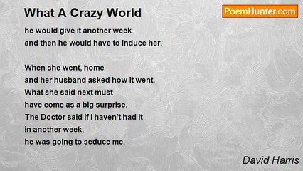 David Harris - What A Crazy World