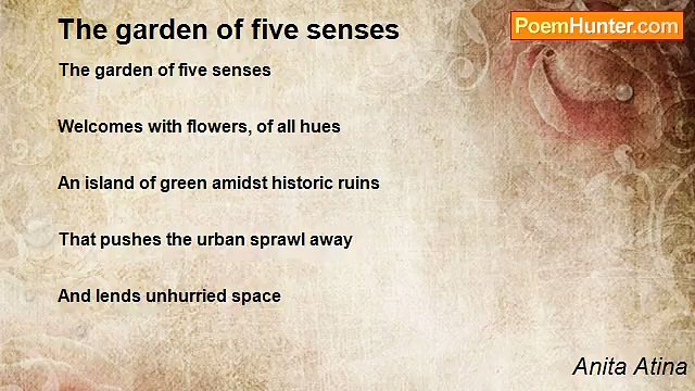 Anita Atina - The garden of five senses