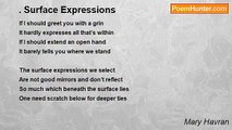 Mary Havran - . Surface Expressions