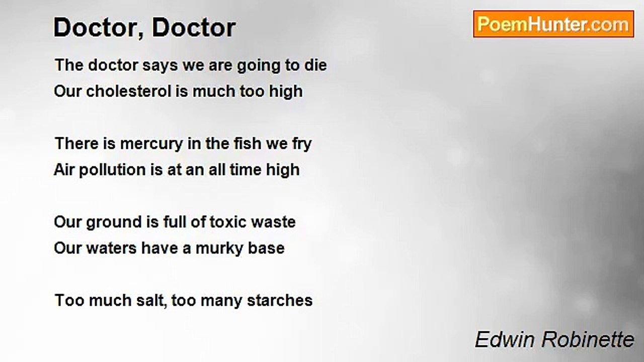 Edwin Robinette - Doctor, Doctor