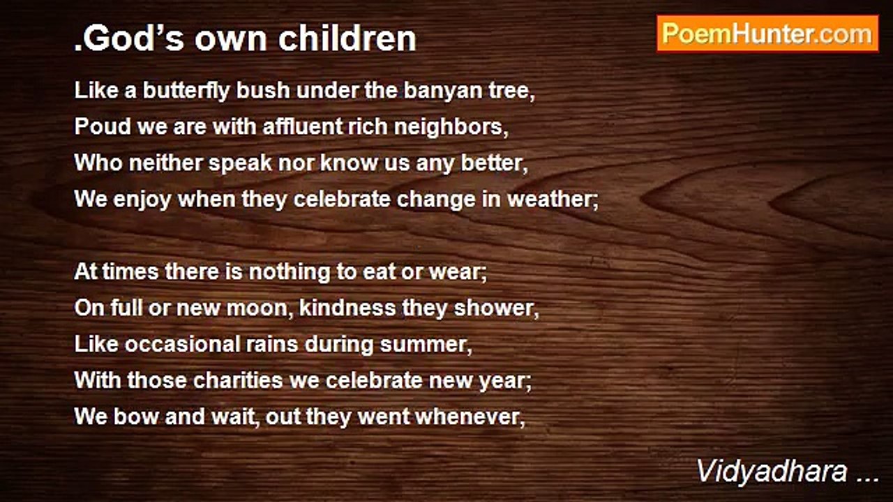 Vidyadhara ... - .God’s own children