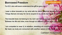 Cathleen Hodgkinson - Borrowed Freedom