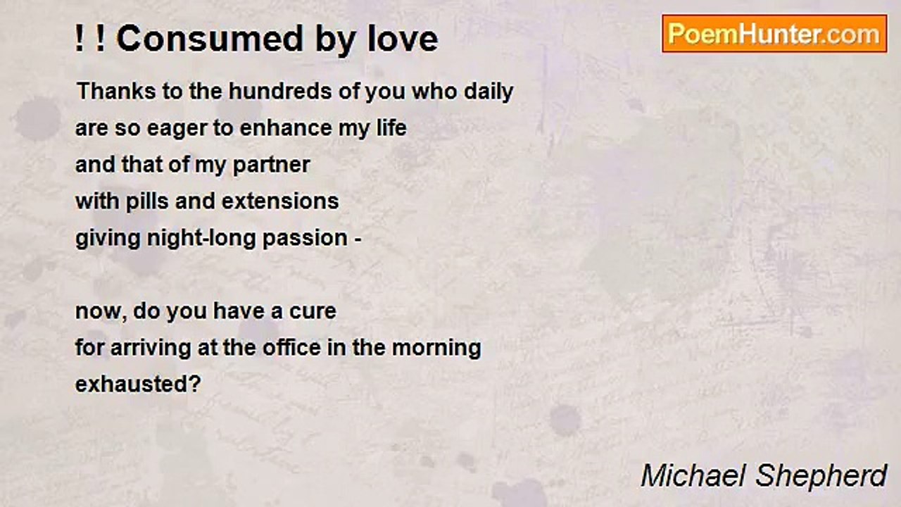 Michael Shepherd - ! ! Consumed by love