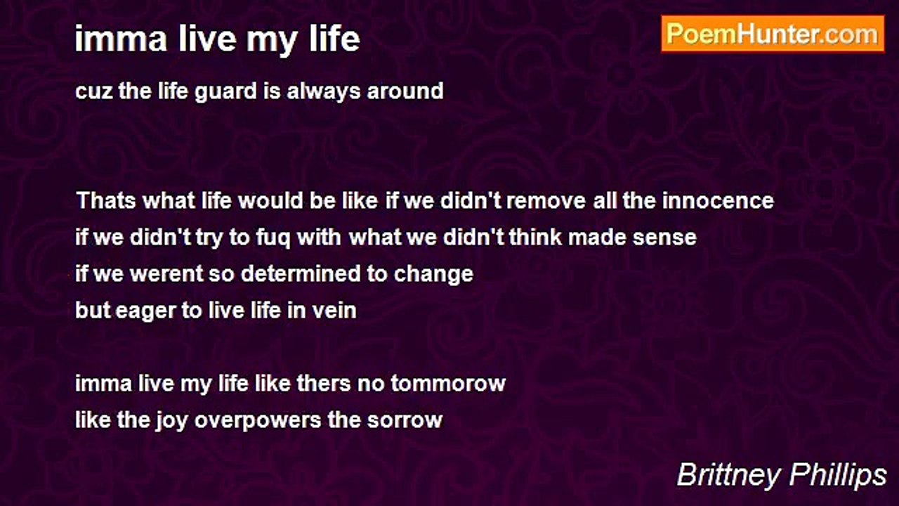 Brittney Phillips - imma live my life