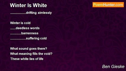 Ben Gieske - Winter Is White