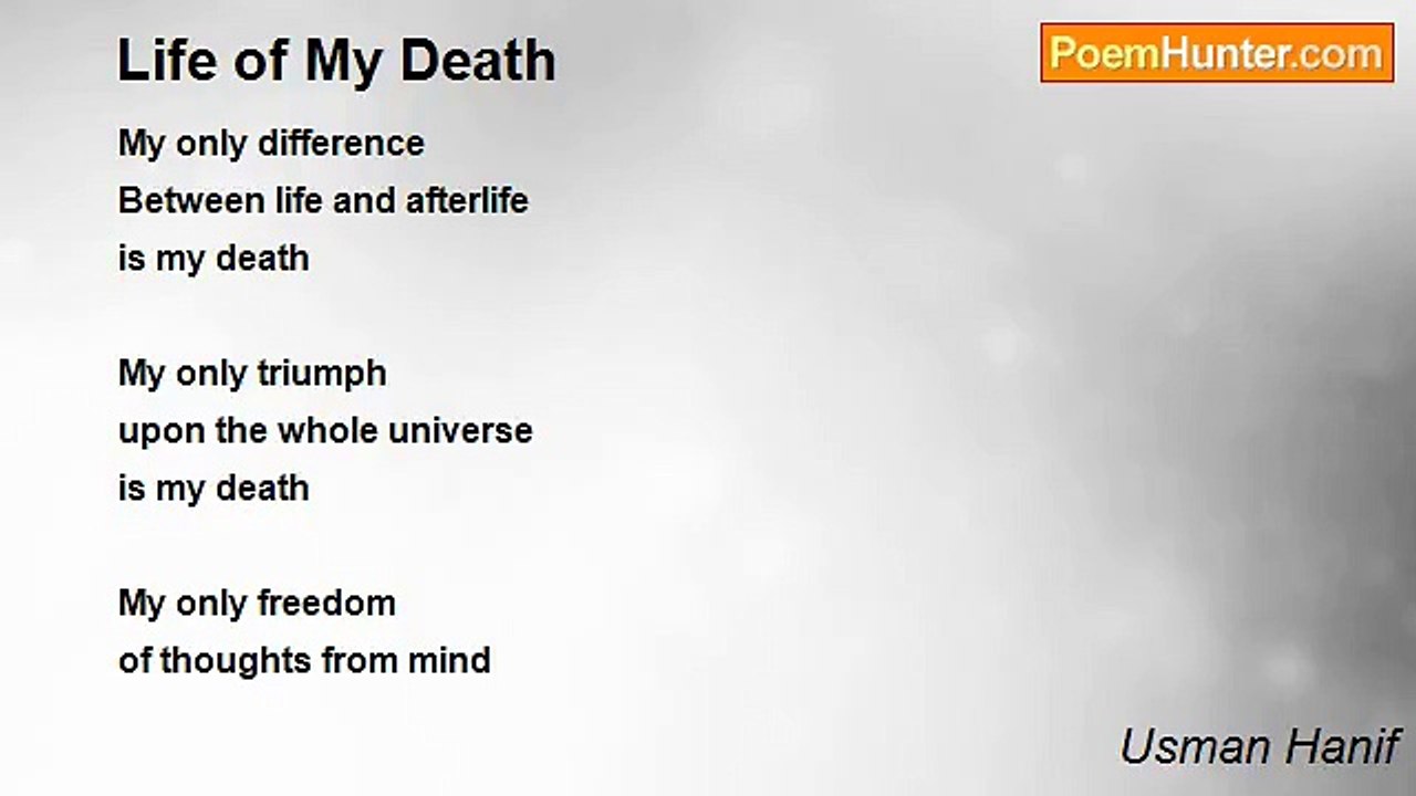 Usman Hanif - Life of My Death