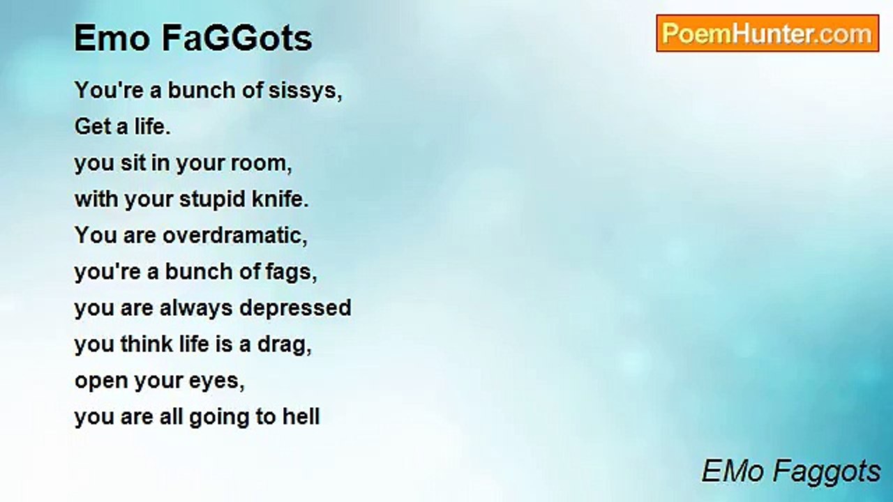 EMo Faggots - Emo FaGGots