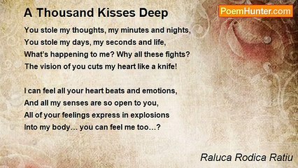 Raluca Rodica Ratiu - A Thousand Kisses Deep