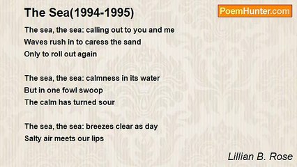 Lillian B. Rose - The Sea(1994-1995)
