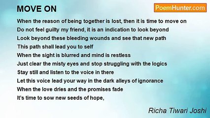 Richa Tiwari Joshi - MOVE ON