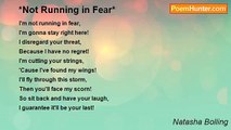 Natasha Bolling - *Not Running in Fear*