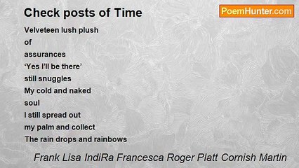 Frank Lisa IndiRa Francesca Roger Platt Cornish Martin - Check posts of Time